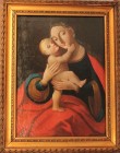 Ölgemälde 
Kunst und Antiquitäten / Art and antiques. Ölgemälde "Madonna und Kind Jesus". 17 Jahrhundert. Nach der Restaurierung. Maße Gemälde: 78 x ...