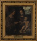 Ölgemälde 
Kunst und Antiquitäten / Art and antiques. Ölgemälde. Gefolgsmann Luini Bernardino. 17-18 Jahrhundert. Maße Gemälde: 22 x 20.5 cm. Maße mi...