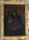 Ölgemälde 
Kunst und Antiquitäten / Art and antiques. Ölgemälde "Madonna und Erlöser" 1700-1799 Jahr. Originalrahmen mit einem Monogramm darunter und...