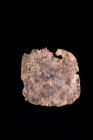 Roman, a fragment of a lead Military Diploma. c. 2nd century AD (8.3- 8.5cm ). Iscriptions in 14 lines, partially superimpose. Minor corrosions and sl...