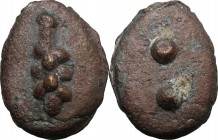 Uncertain Umbria or Etruria. AE Cast Sextans, 3rd cent. BC