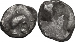 Etruria, Populonia. AR  AR Trias?, 4th century BC