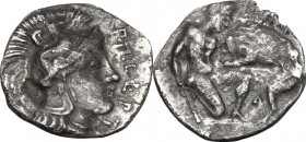 Northern Apulia, Arpi. AR Diobol, c. 325-275 BC