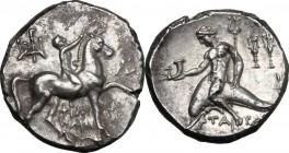 Southern Apulia, Tarentum. AR Nomos, c. 240-228 BC