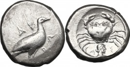 Akragas. AR Didrachm, c. 478-470 BC