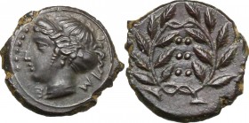 Himera. AE Hemilitron, c. 415-409 BC