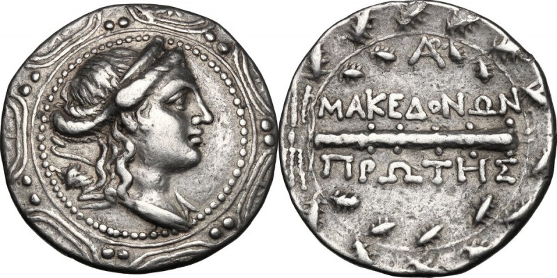 Continental Greece. Macedon. Under Roman Rule. AR Tetradrachm, Amphipolis mint, ...