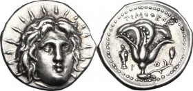 Islands off Caria, Rhodes. AR Didrachm, c. 250-229 BC, Timotheos magistrate