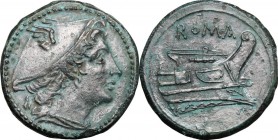Semilibral series.. AE Semuncia, c. 217-215 BC