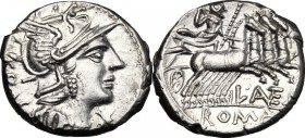 L. Antestius Gragulus.. AR Denarius, 136 BC