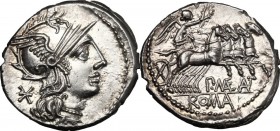 P. Maenius Antiaticus M. f. . AR Denarius, 132 BC