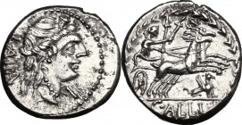 C. Allius Bala.. AR Denarius, 92 BC