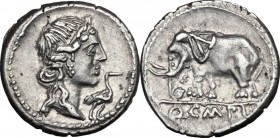 Q. Caecilius Metellus Pius.. AR Denarius, 81 BC