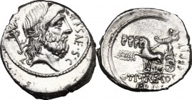 P. Plautius Hypsaeus.. AR Denarius, 60 BC