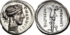 C. Memmius C.f.. AR Denarius, 56 BC