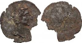 Augustus (27 BC-14 AD).. AE Plaque (?)
