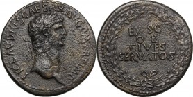 Claudius (41-54).. AE Sestertius