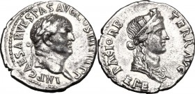 Vespasian (69-79 AD).. AR Denarius, Ephesus mint