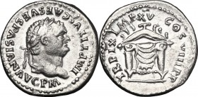 Titus (79-81).. AR Denarius, 80 AD
