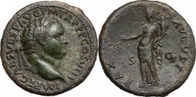 Titus (79-81).. AE Sestertius, Rome mint, 80 AD