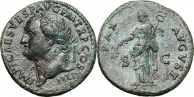 Titus (79-81).. AE As, 80 AD