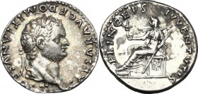 Domitian as Caesar (69-81).. AR Denarius, 79 AD