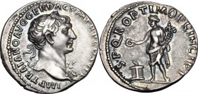 Trajan (98-117).. AR Denarius, 103-104 AD