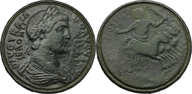 Trajan (Divus, died 117). AE Contorniate, struck in the name of Divus Trajan, Ro...