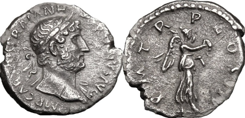 Hadrian (117-138). AR Quinarius, 119-122 AD. D/ IMP CAESAR TRAIAN HADRIANVS AVF....