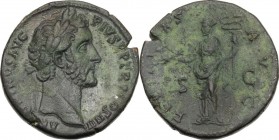 Antoninus Pius (138-161).. AE Sestertius, 145-161 AD