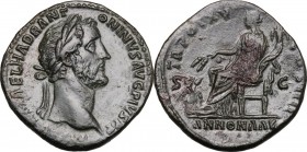 Antoninus Pius (138-161).. AE Sestertius, 151-152 AD