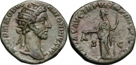 Commodus (177-192).. AE Dupondius, 181 AD