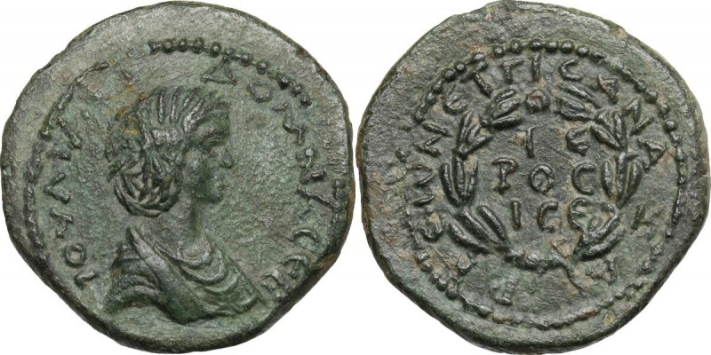 Iulia Domna, wife of Septimius Severus (died 217 AD). AE 23mm, Anazarbus mint, C...