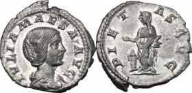 Julia Maesa, sister of Julia Domna (died 225 AD).. AR Denarius, Rome mint, 218-220 AD
