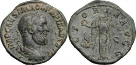 Pupienus (238 AD).. AE Sestertius, Rome mint