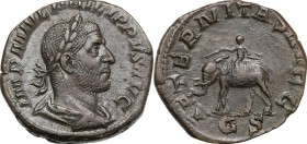 Philip I (244-249).. AE Sestertius, Rome mint, 249 AD