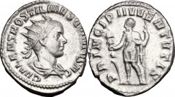 Hostilian as Caesar (250-251).. AR Antoninianus