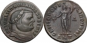 Galerius as Caesar (293-305).. AE Follis, Antioch mint