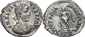 Flavius Victor (387-388).. AR Siliqua, Aquileia mint