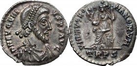 Eugenius (392-394).. AR Siliqua, Treveri mint
