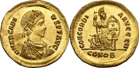 Arcadius (383-408).. AV Solidus, Constantinople mint, c. 388-392 AD