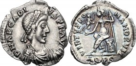 Arcadius (383-408).. AR Siliqua, Aquileia mint, c. 497-408 AD