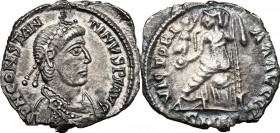 Constantine III (407-411).. AR Siliqua, Arelate mint