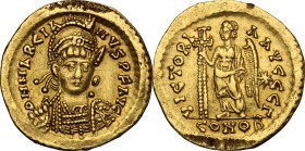 Marcian (450-457).. AV Solidus, Constantinople mint