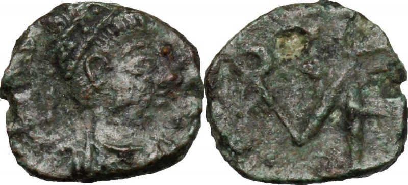 Libius Severus (Severus III, 461-465). AE 10 mm. Rome mint, issued under Ricimer...