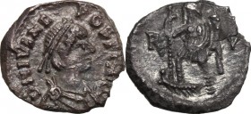 Julius Nepos (474-475).. AR Half-Siliqua, Ravenna mint