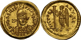 Basiliscus (475-476).. AV Solidus, Constantinople mint