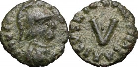 Ostrogothic Italy. Athalaric (526-534).. AE 5 Nummi, Ravenna mint