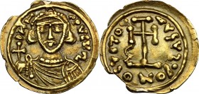 The Lombards at Beneventum. Gregory (732-739).. AV Tremissis