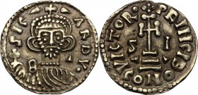 The Lombards at Beneventum. Sicard (832-839).. Pale AV Solidus